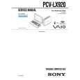 SONY PCVLX920 Service Manual