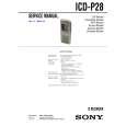 SONY ICDP28 Service Manual