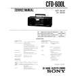 SONY CFD-600L Service Manual