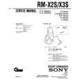 SONY RM-X3S Service Manual