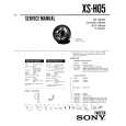 SONY XSH505 Service Manual