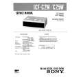SONY ICFC25W Service Manual