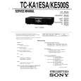 SONY TC-KE500S Service Manual