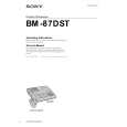 SONY BM87DST Owners Manual
