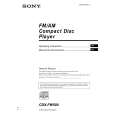 SONY CDX-FW500 Owners Manual