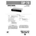 SONY CDP7105 Service Manual