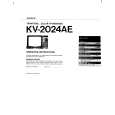 SONY KV-2024AE Owners Manual