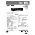 SONY TCFX150 Service Manual