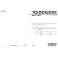 SONY PCGZ505RX Service Manual