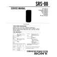 SONY SRS88 Owners Manual