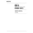 SONY ES-3 Service Manual