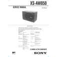 SONY XSAW850 Service Manual