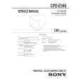 SONY CPDE540 Service Manual