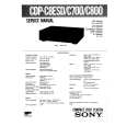 SONY CDPC800 Service Manual