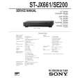 SONY ST-JX661 Service Manual