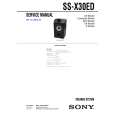 SONY SSX30ED Service Manual