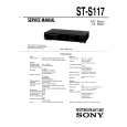 SONY STS117 Service Manual