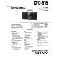 SONY CFD515 Service Manual