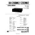 SONY XRC200MK2 Service Manual