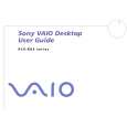 SONY PCV-RX304 VAIO Owners Manual