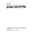 SONY BVM1301PM Service Manual