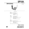 SONY SPP904 Service Manual
