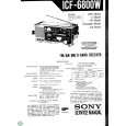 SONY ICF6800W Service Manual