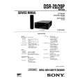 SONY DSR-20P Service Manual