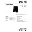 SONY WMEX33 Service Manual