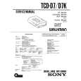 SONY TCD-D7 Service Manual