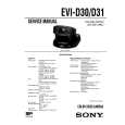 SONY EVID30 Owners Manual
