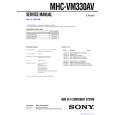 SONY MHCVM330AV Service Manual
