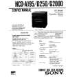 SONY HCD-D250 Service Manual