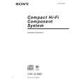 SONY CHCCL5MD Owners Manual