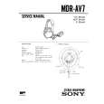 SONY MDRAV7 Service Manual