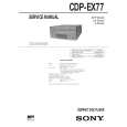 SONY CDP-EX77 Service Manual