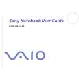 SONY PCG-SRX51P VAIO Owners Manual