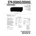 SONY STR-DE905G Service Manual