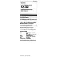 SONY XA-39 Owners Manual