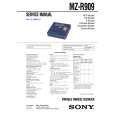 SONY MZR909 Service Manual