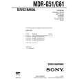 SONY MDRG61 Service Manual