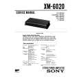SONY XM6020 Service Manual