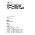 SONY DVW-500P Owners Manual