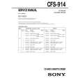 SONY CFS-914 Service Manual