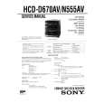 SONY HCDD670AV Service Manual