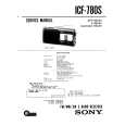 SONY ICF780S Service Manual