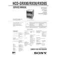 SONY HCDRXD8/S Service Manual
