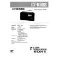 SONY ICFM200S Service Manual
