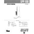SONY SPP100 Owners Manual