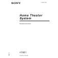 SONY HT-BE1 Owners Manual